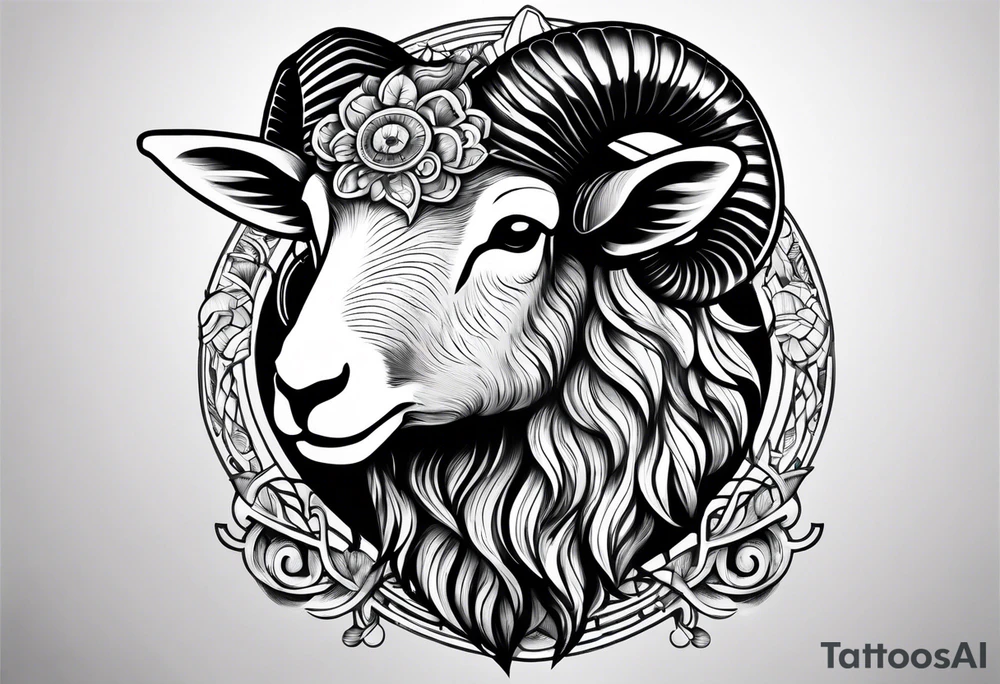 shephard, sheep tattoo idea