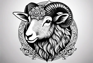 shephard, sheep tattoo idea