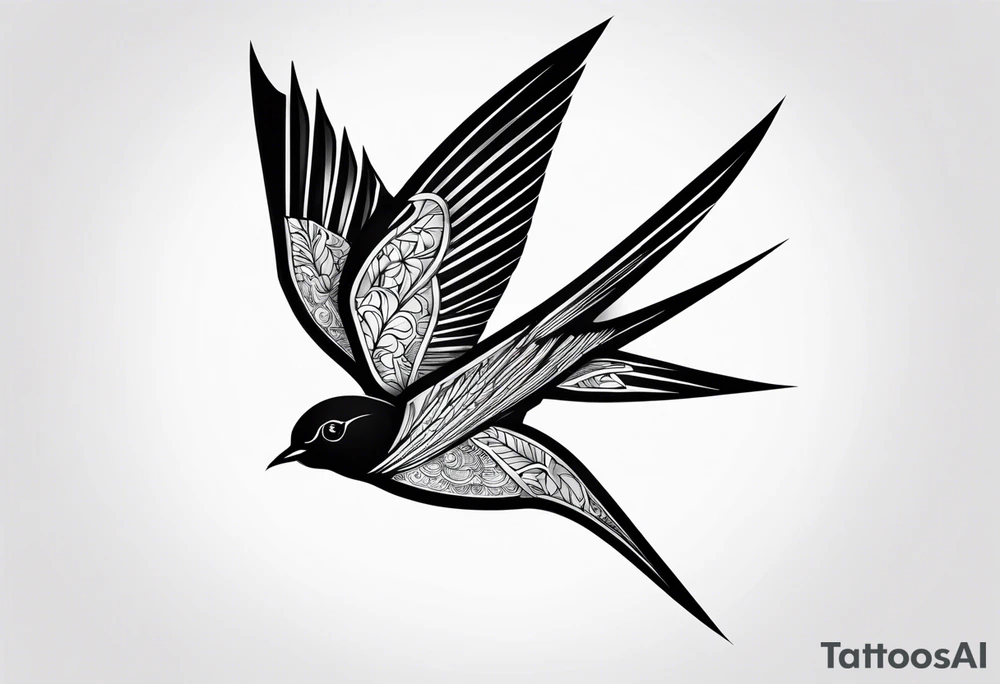 Swallow tattoo idea