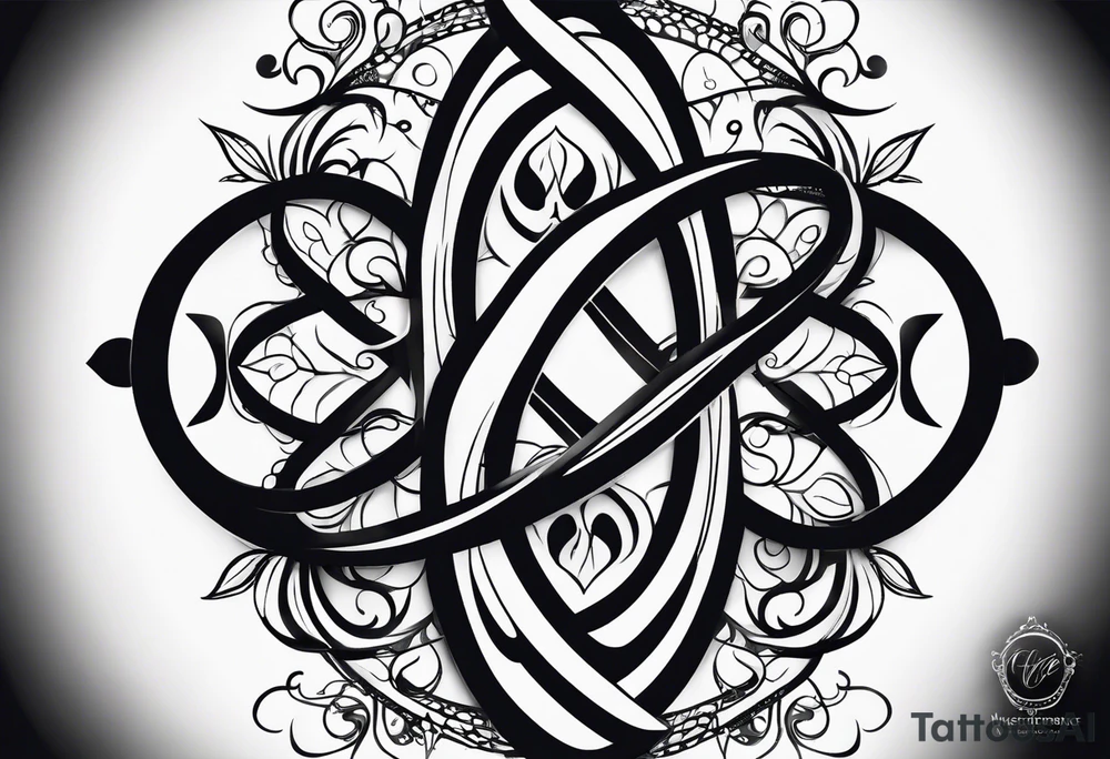 Infinity symbol tattoo idea