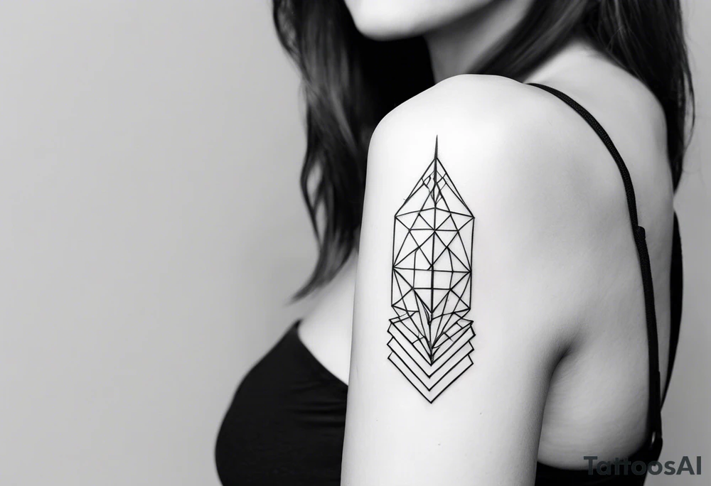 Combination of a and d tattoo idea