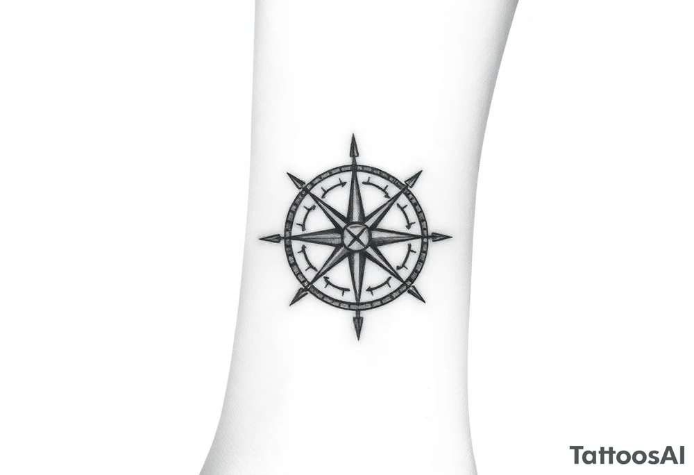 Compass tattoo idea