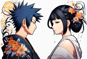 Hinata and hanabi from Naruto tattoo idea