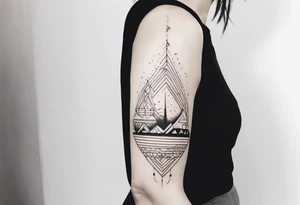 thin tattoo that wraps
 around the arm and forearm tattoo idea