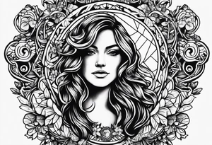 Small design based on the song Stay Gentle by Brandi Carlile tattoo idea