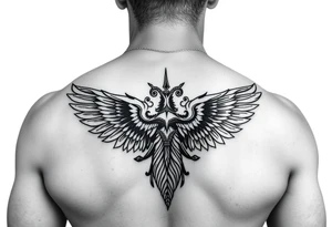 i want a back tattoo with:

- Fortis Fortuna Adiuvat
- Polynesian tattoo
- a winged tattoo tattoo idea