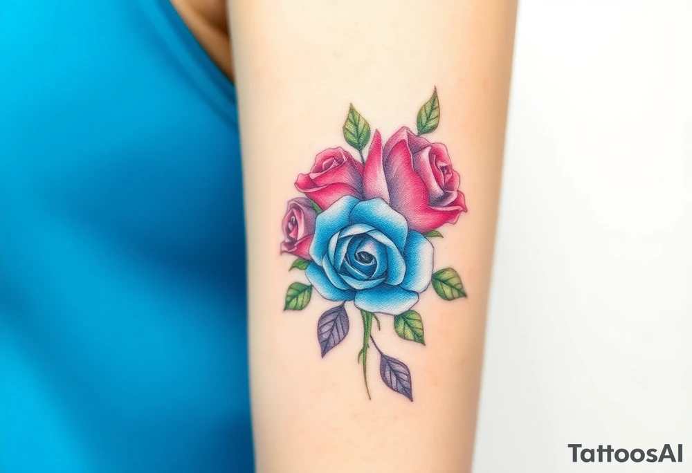 Roses royalty tattoo idea