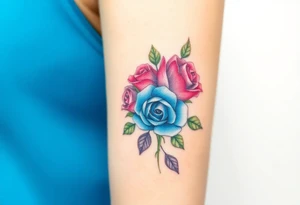 Roses royalty tattoo idea