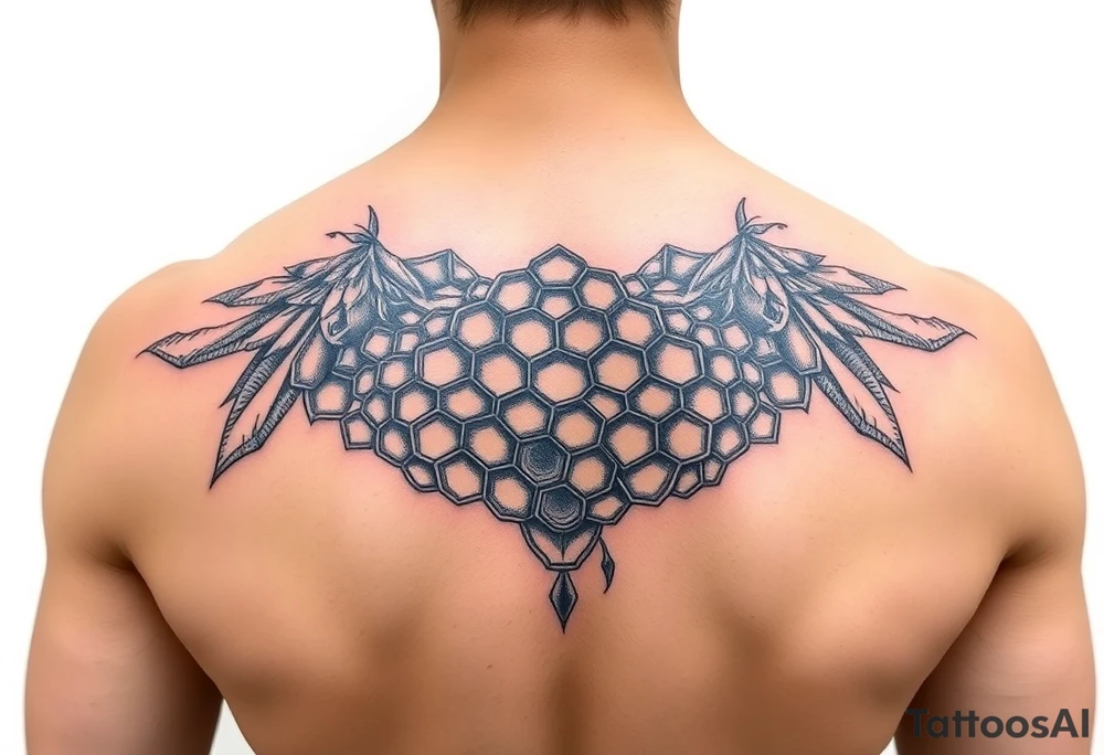Honey comb tattoo idea