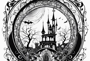 jack skellington on dome of milano tattoo idea