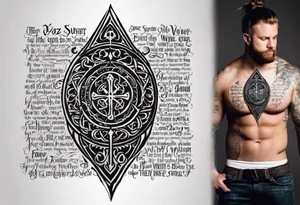 Viking death 
prayer poem tattoo idea