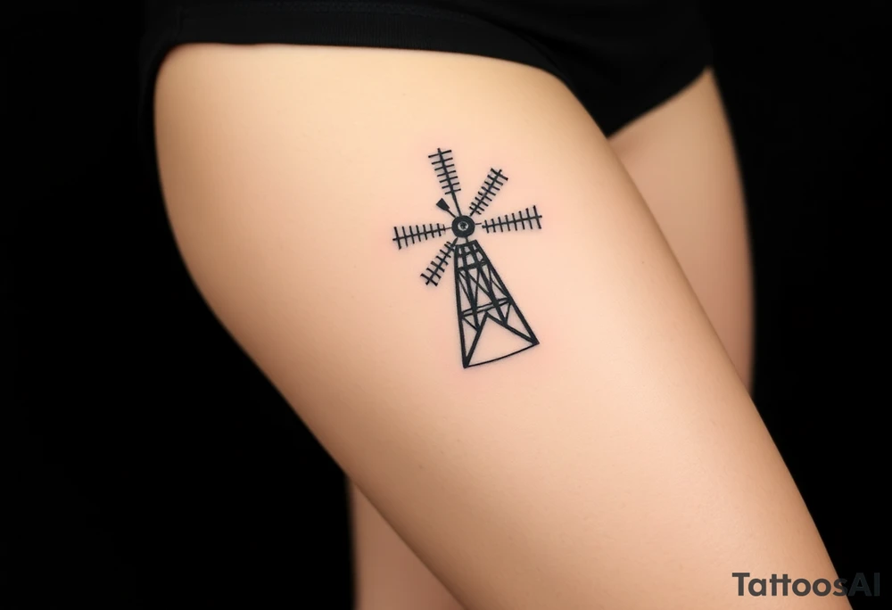 Windmill tattoo idea