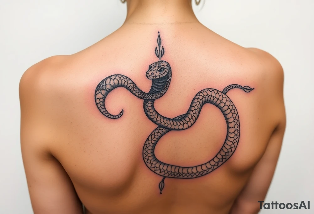 Snake rebirth Javanese spiritual 
Sketch tattoo idea