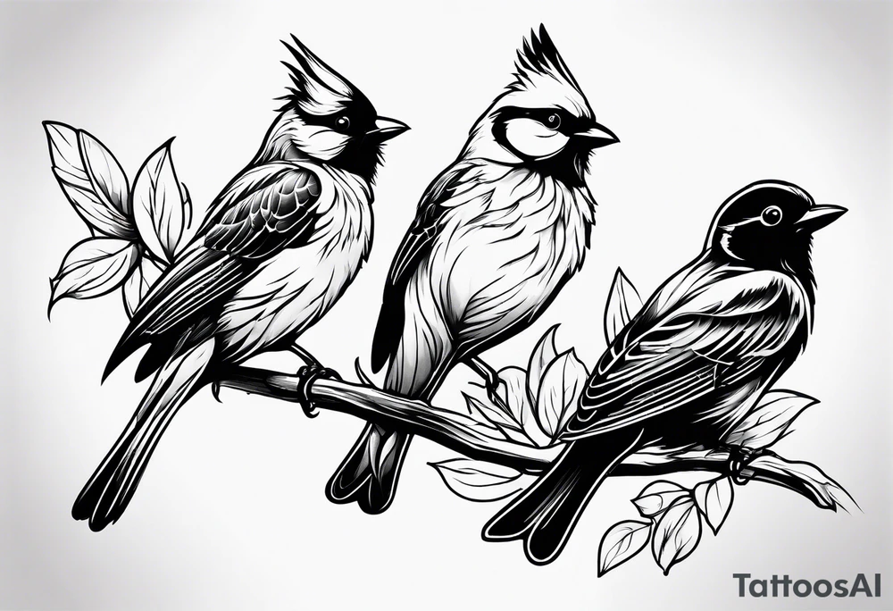 birds of fortuity tattoo idea