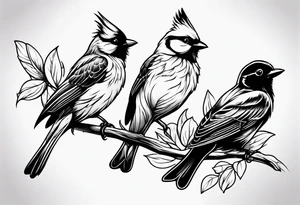 birds of fortuity tattoo idea