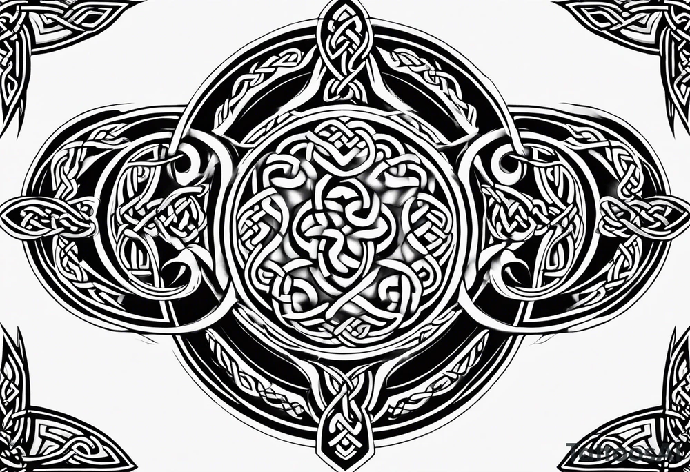 Strength change loyalty Celtic tattoo idea