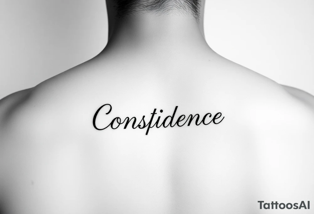 Confidence tattoo idea