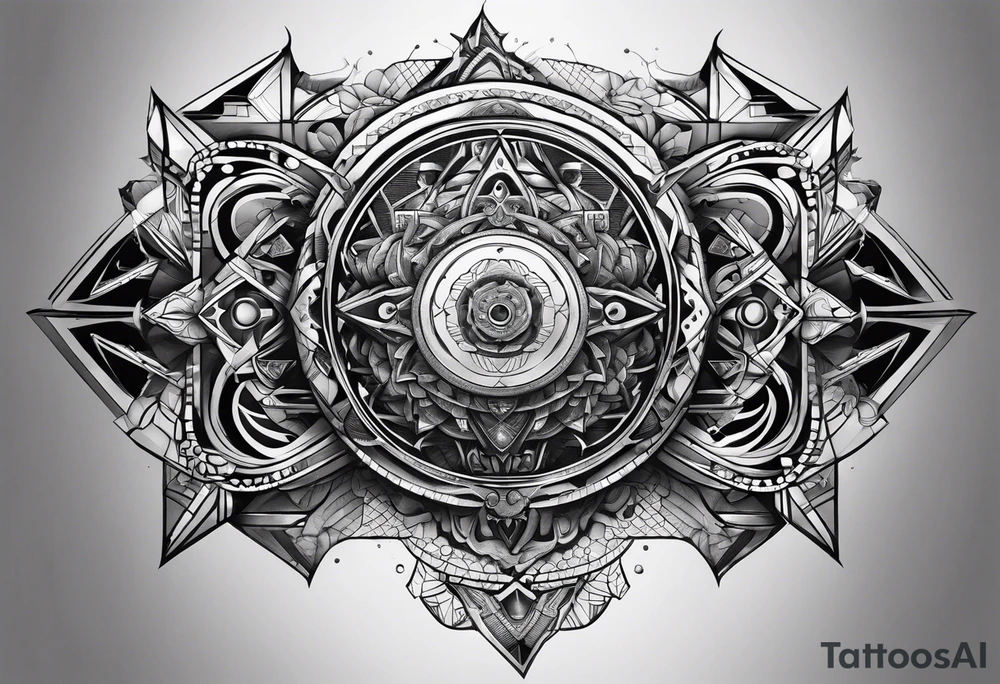 Geometric tattoo idea