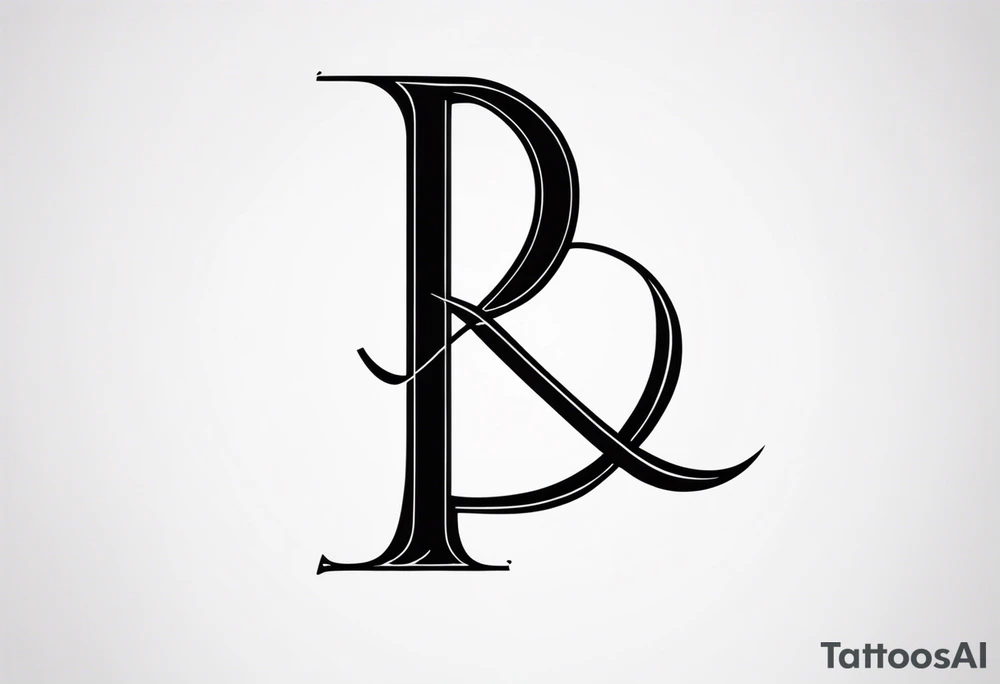 J R initial tattoo tattoo idea