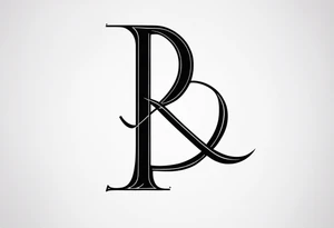 J R initial tattoo tattoo idea