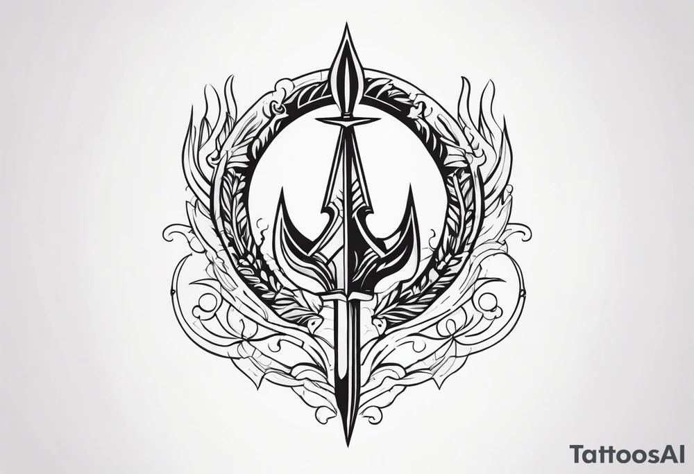 trident tattoo idea
