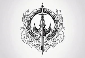 trident tattoo idea
