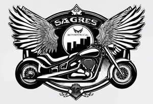 sagres beer glass 0,25cl, with wings from the honda motorcycle logo, and tools tattoo idea