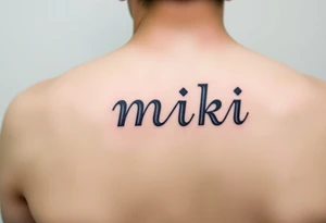 miki tattoo idea