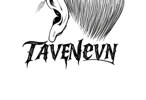 Name cover up behind the ear tattoo idea