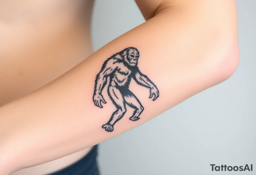 Bigfoot tattoo idea