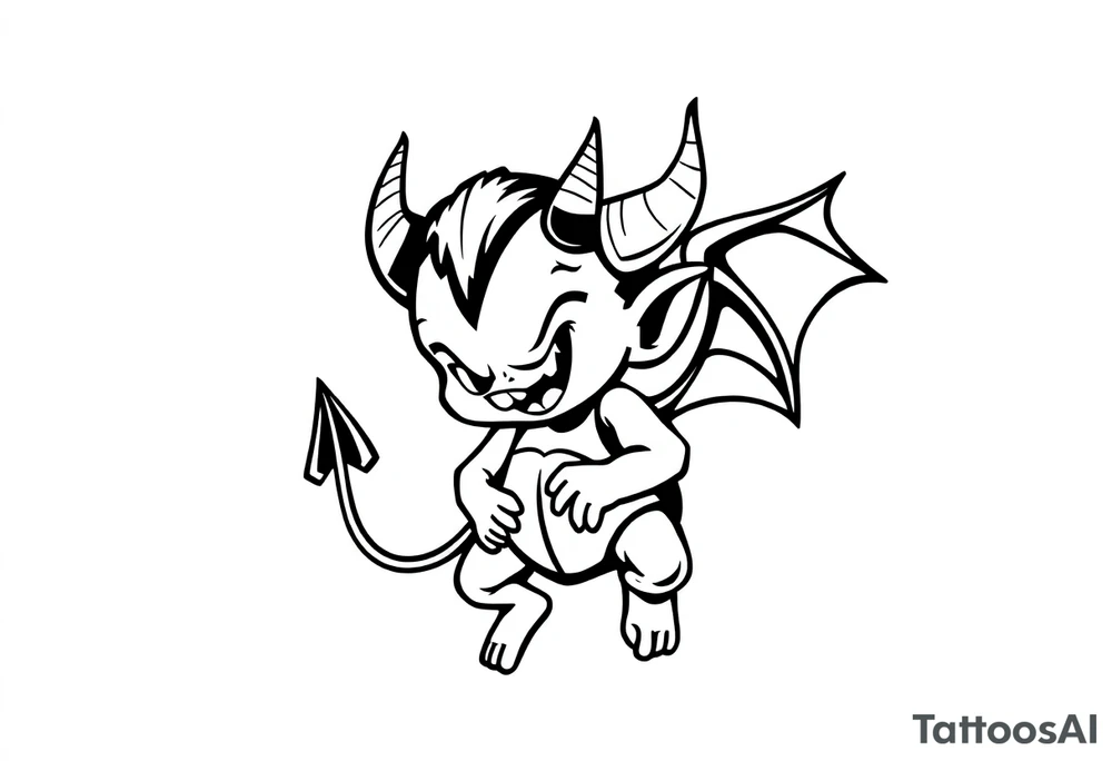 Devil tattoo idea
