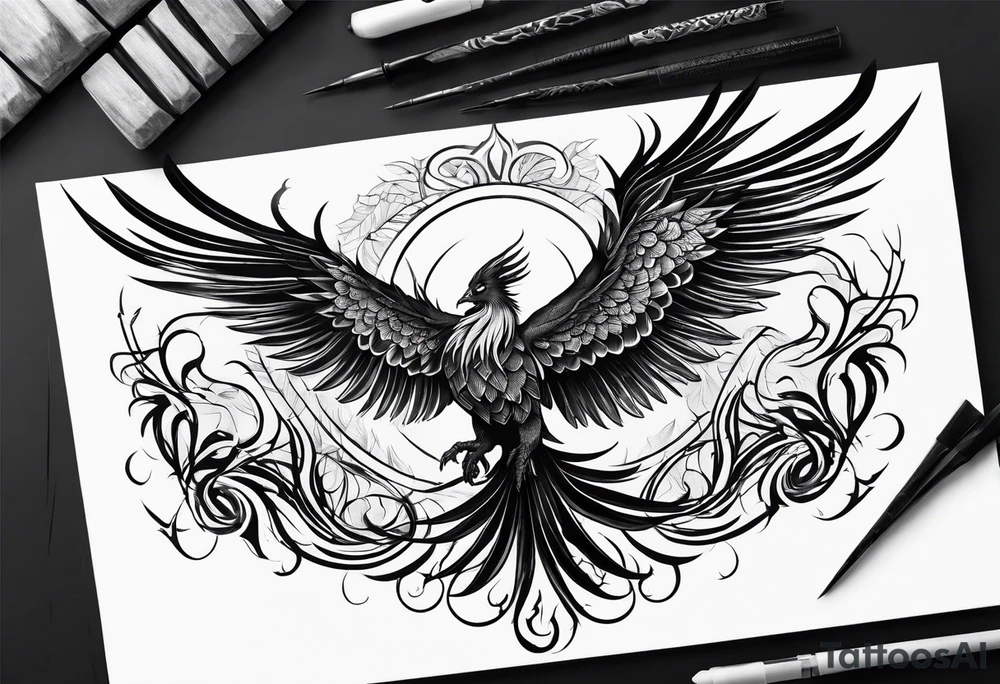 PHOENIX tattoo idea