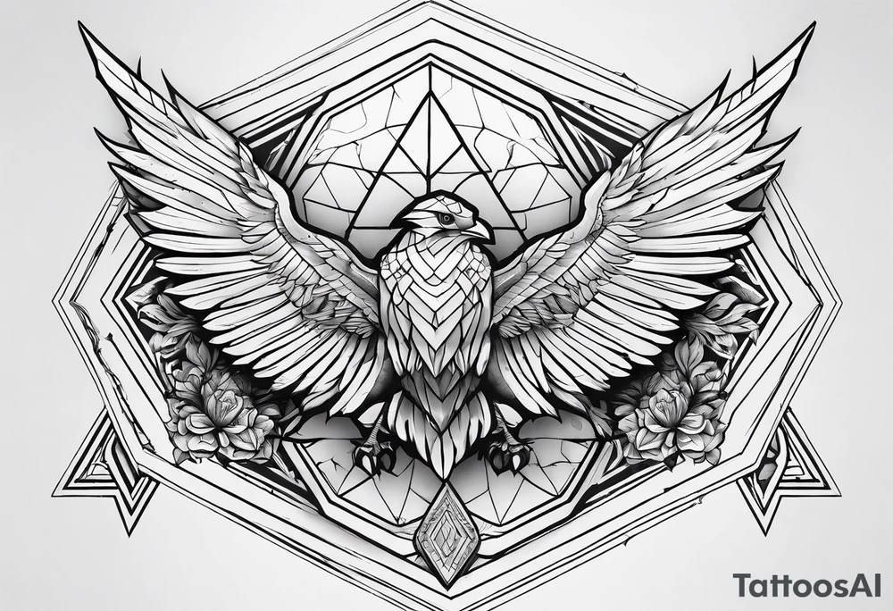hexagon valkyrie tattoo idea