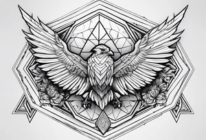 hexagon valkyrie tattoo idea