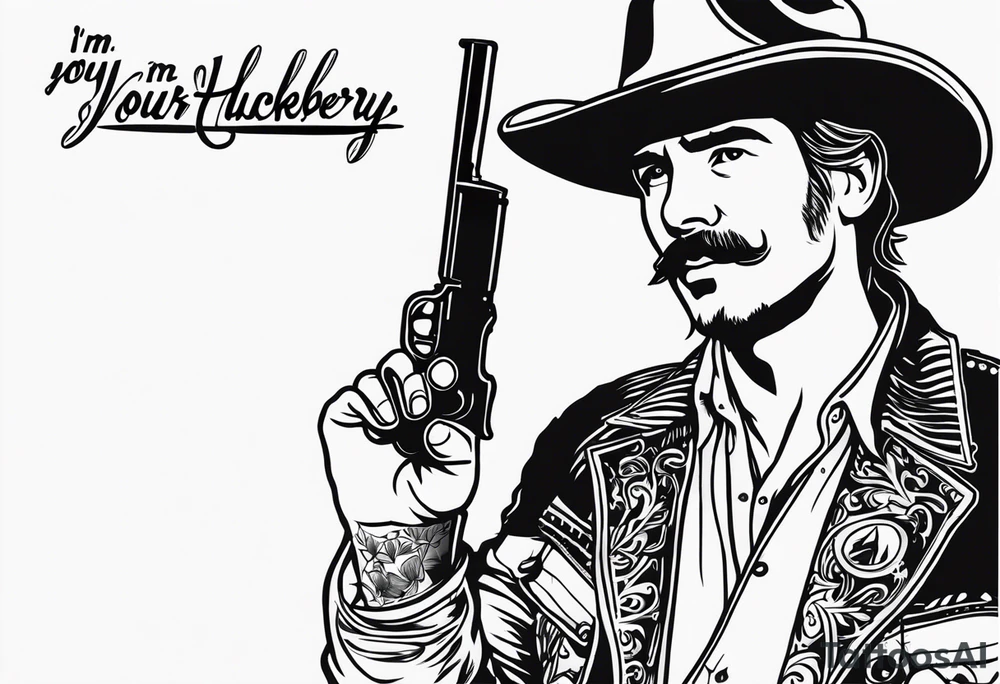 I’m your huckleberry tattoo idea