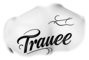 The names colton and tracee combined together in one word but you can read both names if you look qt it upside down tattoo idea