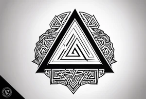 Valhalla 
valknut tattoo idea