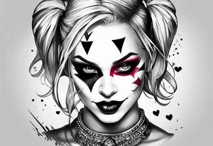 Harley Quinn tattoo idea