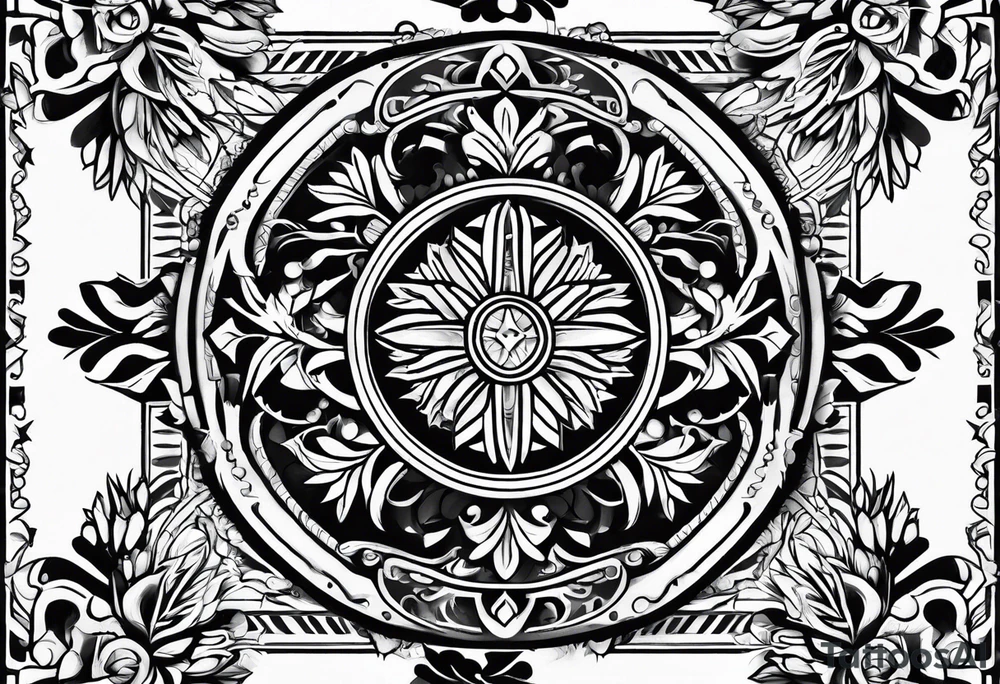 Zia new mexico symbol tattoo idea