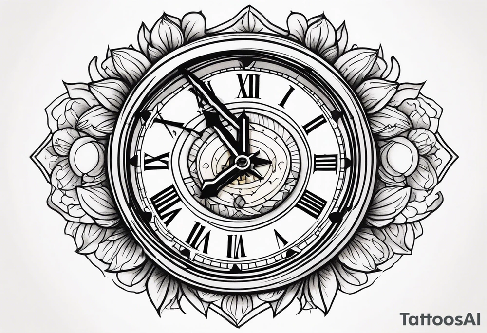 Clock tattoo idea