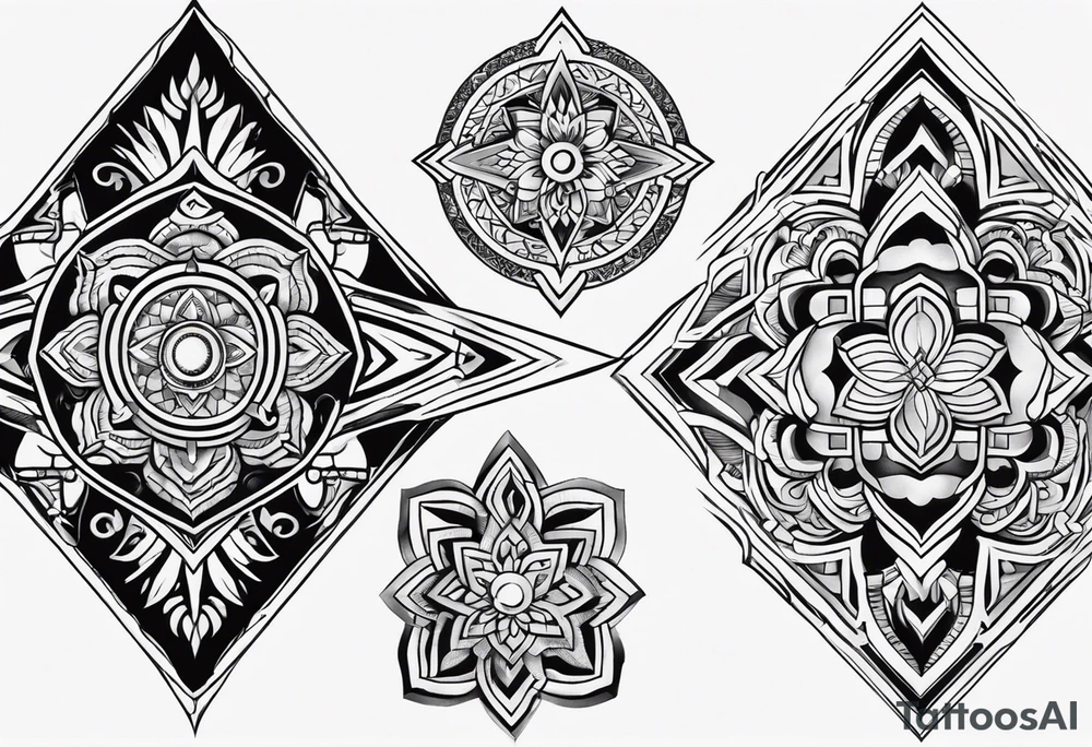 Armenian eternity symbol tattoo idea