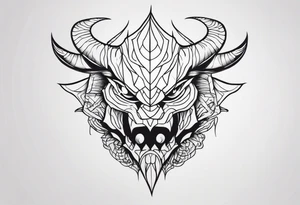 Monster tattoo idea