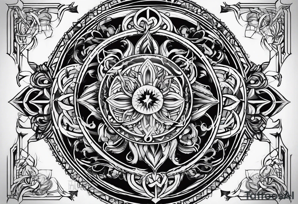 Aegisjalmur symbol tattoo idea