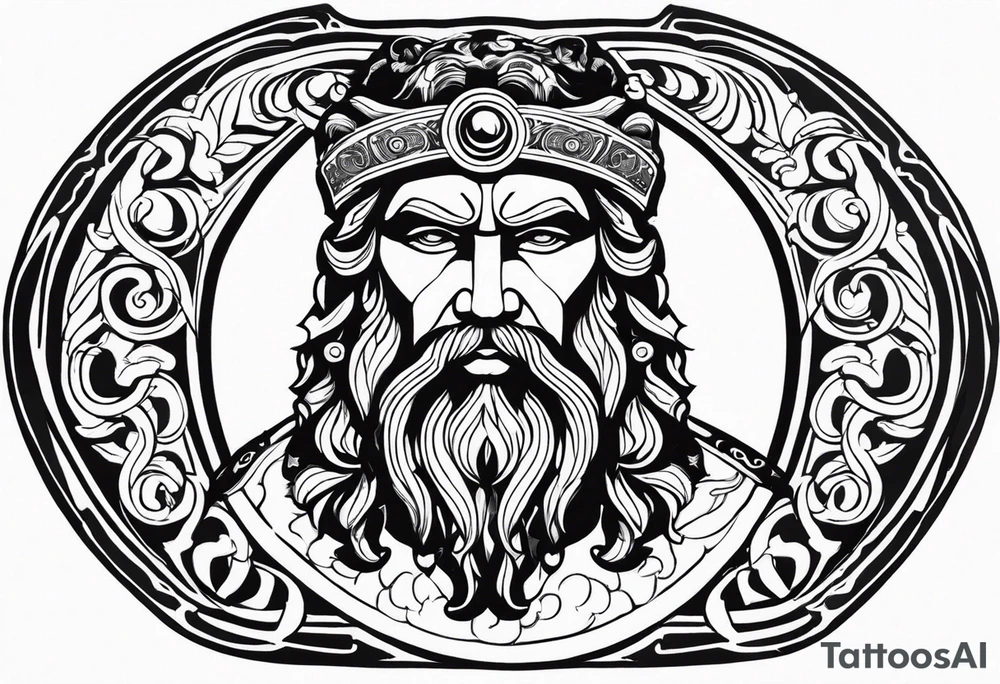 mitologia grecka zeus i pioruny tattoo idea