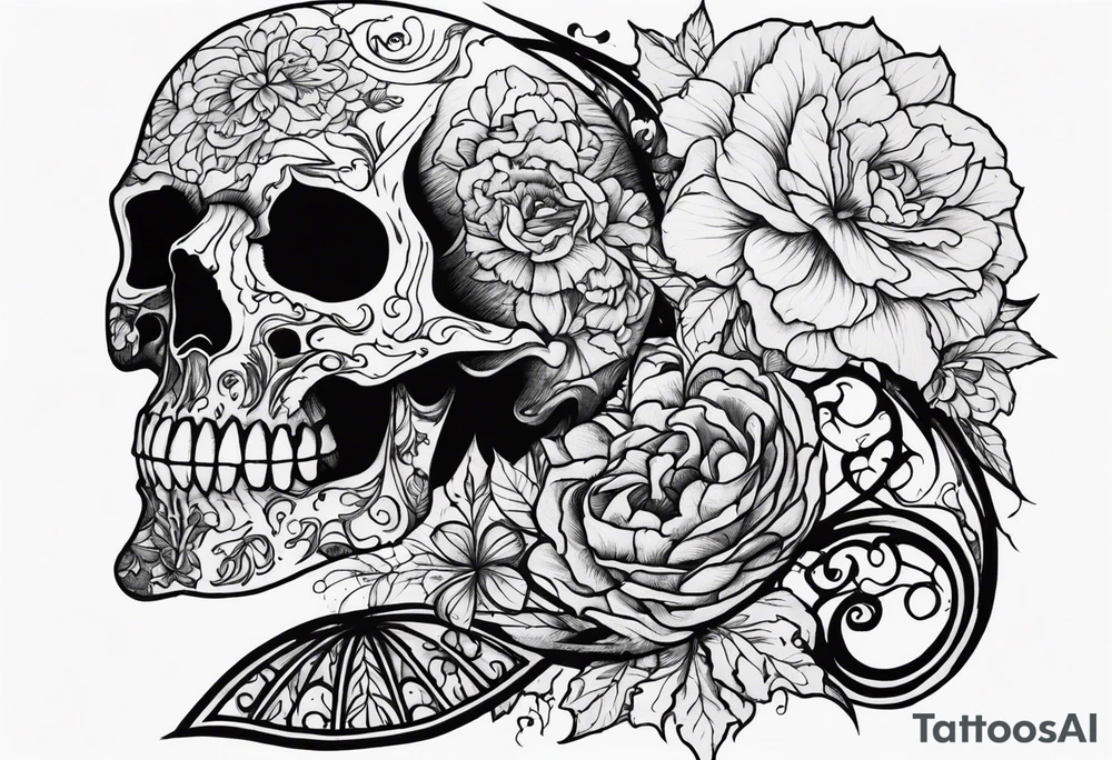 Morbidly beautiful, death and decay, Eldridge horror tattoo idea