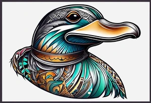 Platypus tattoo idea