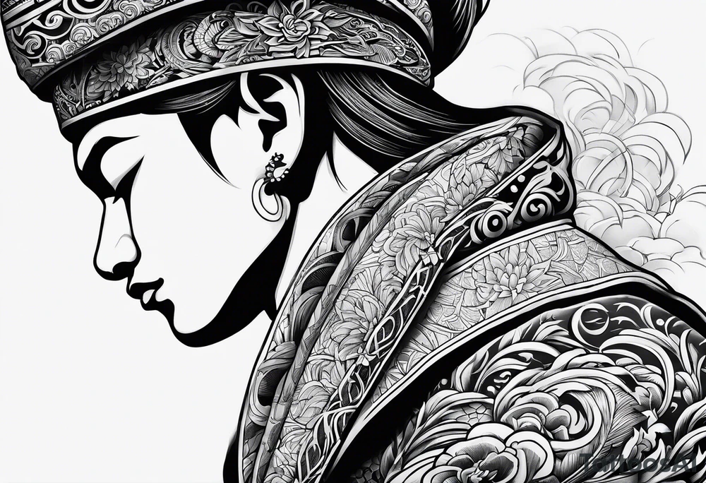 Vietnamese traditional tattoo idea
