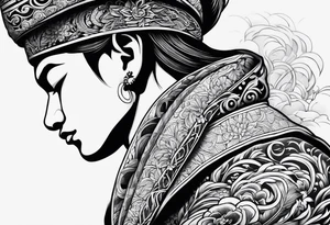 Vietnamese traditional tattoo idea
