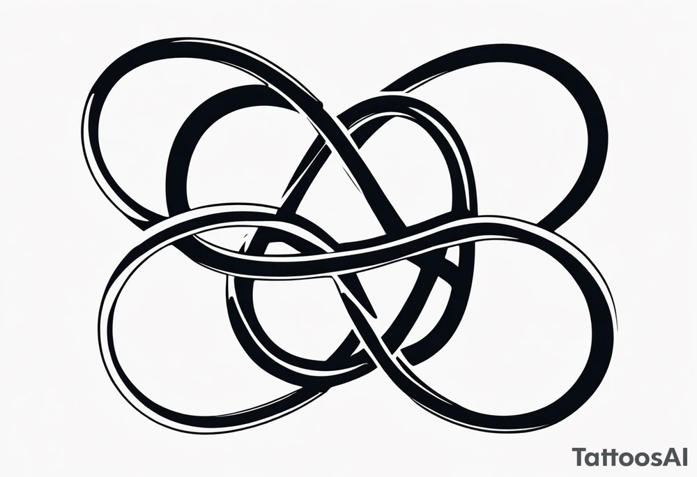 double infinity symbol tattoo idea