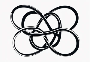double infinity symbol tattoo idea
